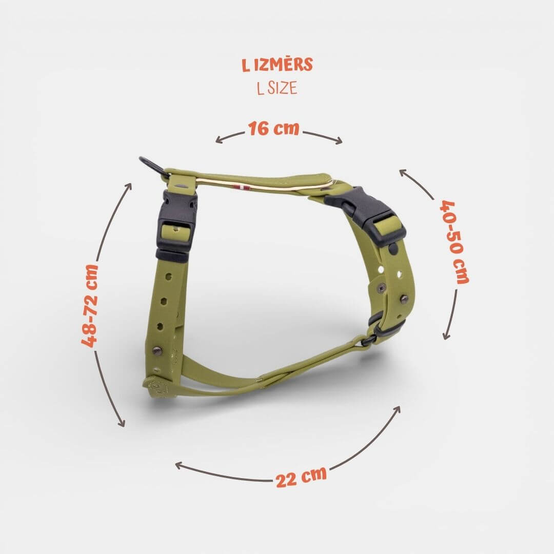 EasyFit Anatomical Waterproof Dog Harness - Brown