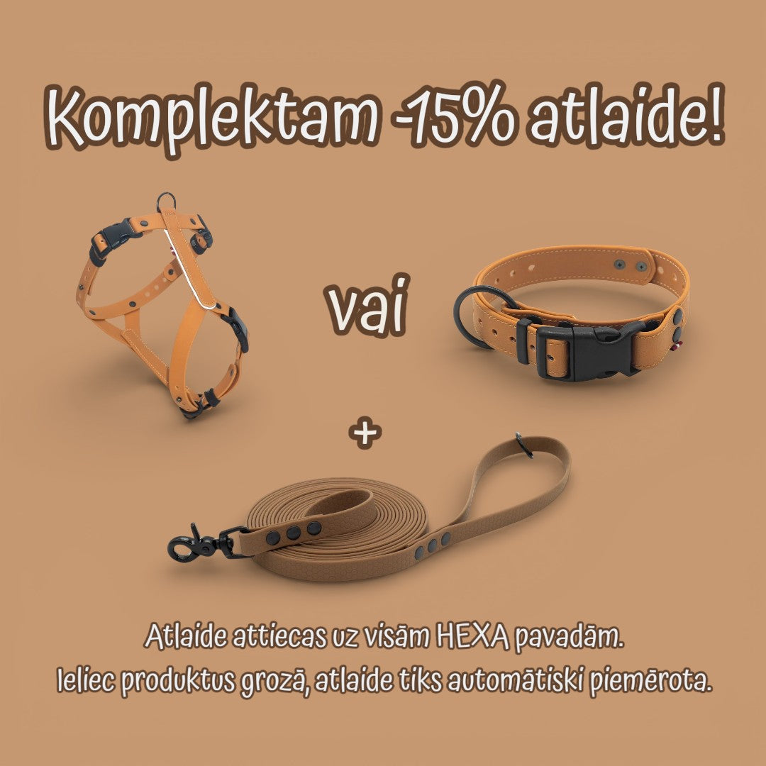 Hexa-talutushihna koiralle - Ruskea