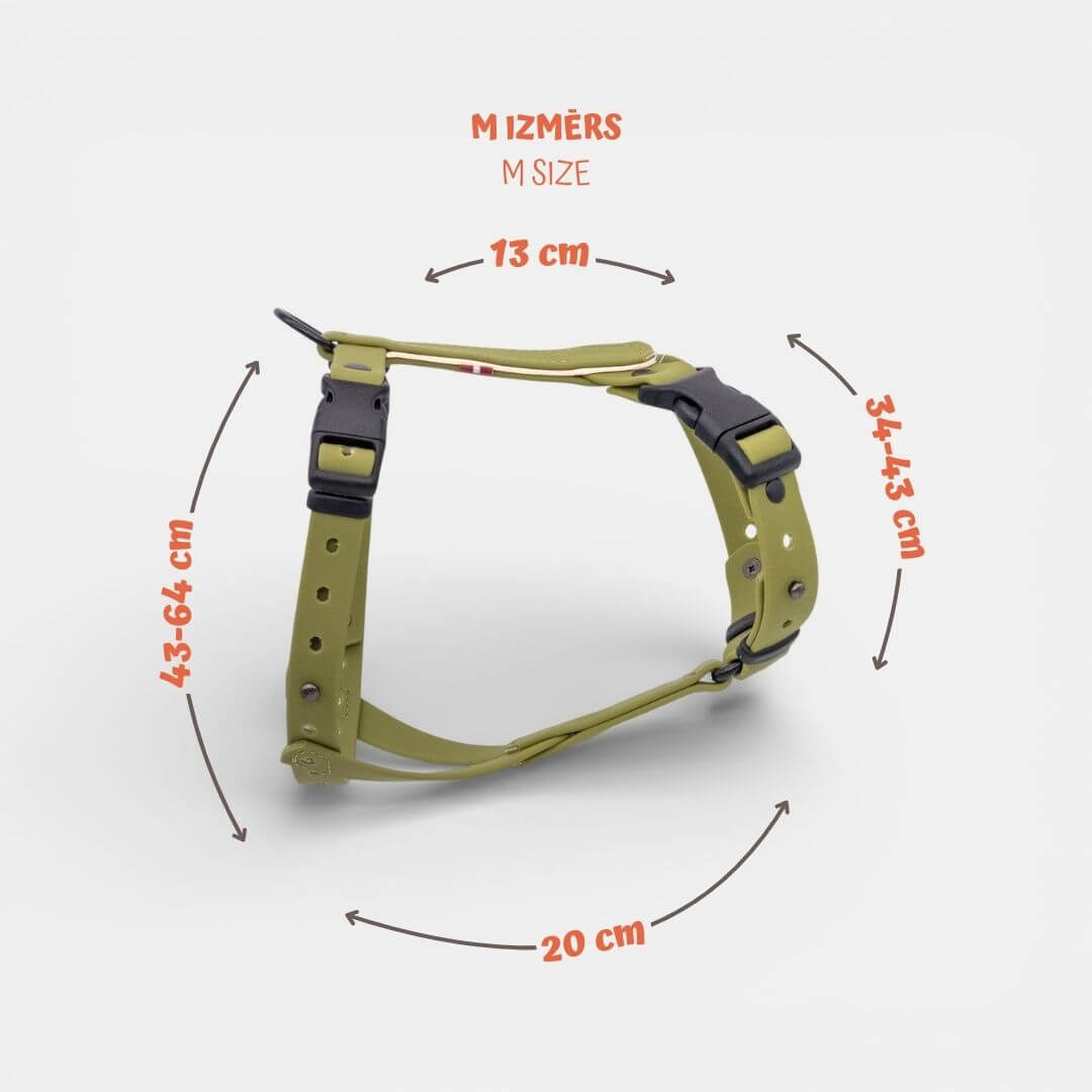 EasyFit Anatomical Waterproof Dog Harness - Brown