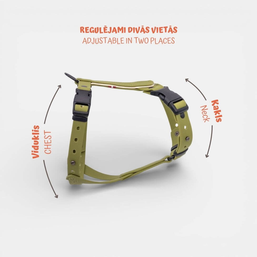 EasyFit Anatomical Waterproof Dog Harness - Brown