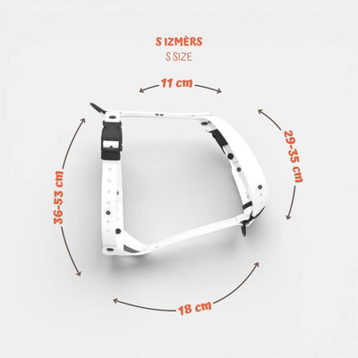 EasyFit anatomiset ja vedenkestävät koiran valjaat - Valkoinen