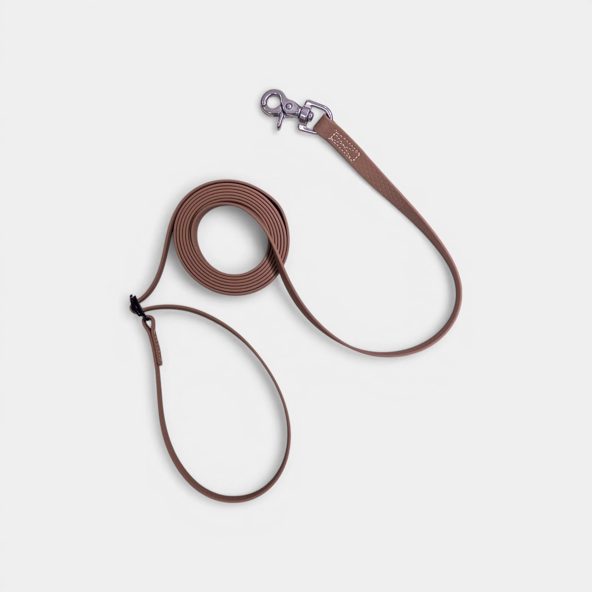 Hexa Hands-Free Dog Leash (Adjustable) – Waterproof, Brown