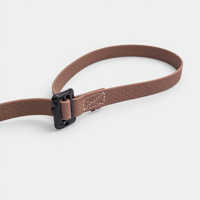 Hexa Hands-Free Dog Leash (Adjustable) – Waterproof, Brown