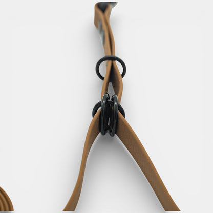 DuoFlex Hexa jalutusrihm kahele koerale – Pruun