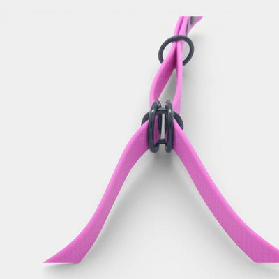 DuoFlex Hexa -talutushihna kahdelle koiralle – Vaaleanpunainen