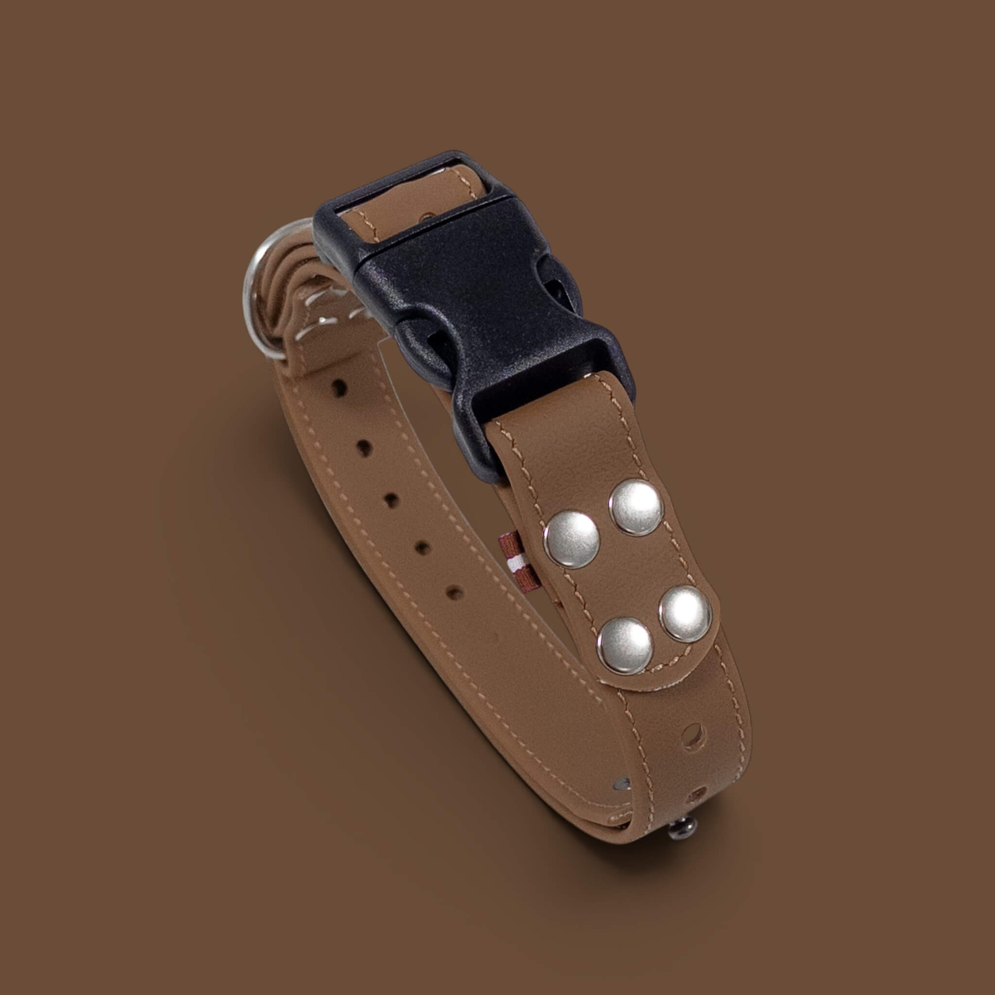 EasyFit Waterproof Dog Collar - Brown
