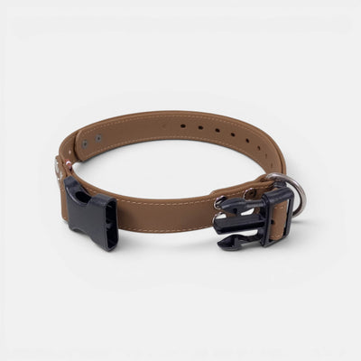 EasyFit Waterproof Dog Collar - Brown